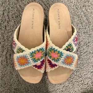 Altar'd State Crochet Platform Sandals